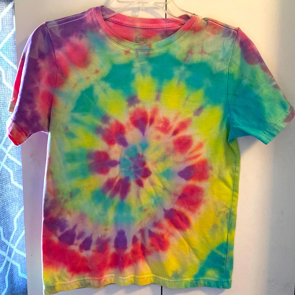 Wonder Nation Tie Dye Top Size L(10-12)